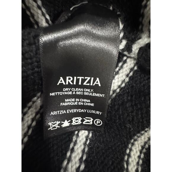 Wilfred Striped Sweater Women's Knit Collared Pullover Long Sleeve Classic - Picture 5 of 6